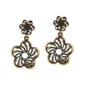 The99Jewel Antique Gold Plated Dangler <b>Earring</b> <b>Fine</b> <b>Cuff</b> <b>Earrings</b>-1306501 - Product Image 1