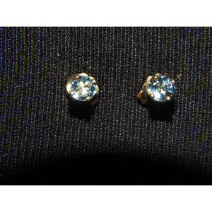 14K ตุ้มหูทอง18K สีโรสขาวและสีทองประดับมุกลายดาวทันสมัยสไตล์น่ารักสำหรับงานหมั้นงานแต่งงาน - Product Image 1