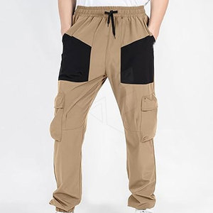 Pantalon Softshell décontracté pour hommes le plus vendu taille haute qualité tissu en Nylon dernière conception couleur unie motif droit pour adultes - Product Image 2