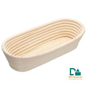 Cesta de Fermentación de Pan Ovalada de Ratán Artesanal, Venta al por Mayor, para Fermentación de Masa Madre - Product Image 5