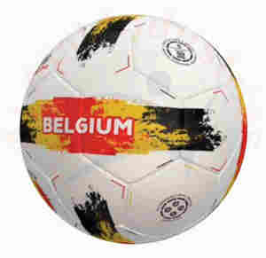 Ballons de football colorés de taille 5 avec logo personnalisé et matériaux en cuir et caoutchouc PVC pour la formation de matchs officiels pakistanais - Product Image 1