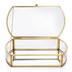 Caja de alta calidad, artesanía decorativa, caja de cristal Vintage, organizador de joyas decorativas y caja de tocador de almacenamiento - Product Image 6