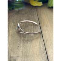 Bracelet manchette en argent sterling 925 fait main style Navajo avec turquoise, certifié par un tiers, idéal pour anniversaire et fiançailles
