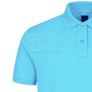 T-shirts polo à impression personnalisée pour hommes Chemises polo en coton et polyester bon marché T-shirt polo avec logo personnalisé - Product Image 5