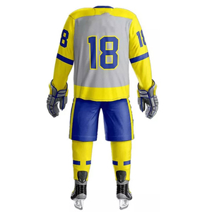 Nouvel arrivage de meilleurs uniformes de hockey sur glace de haute qualité, nouveau style de vêtements de hockey sur glace, service OEM, conception différente, faible taux - Product Image 3