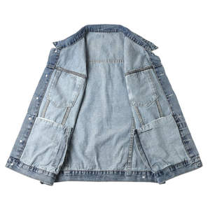 Chaleco Vaquero sin Mangas Informal y Transpirable para Hombre, Nuevo, 100% Algodón, Color Sólido, Transpirable y a Precio Económico, OEM - Product Image 4