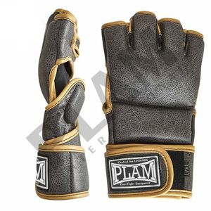 Gants de combat MMA en cuir de vachette personnalisés de haute qualité Gants de boxe de qualité pour le grappling - Product Image 2