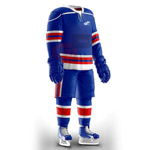 2024 matériel 100% Polyester équipe respirant maillot de Hockey sur gazon hommes uniforme de Hockey sur glace en bas quantité minimale de commande - Product Image 2