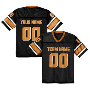 Custom American Football 3D Printed Polyester Jersey Team Name Number <b>Stitched</b> Football Shirt Mesh Breathable Rugby Jersey - Product Image 1
