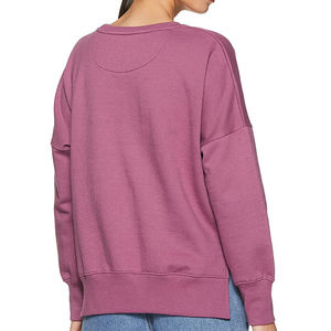 Sudadera Lisa de Color Sólido para Mujer al por Mayor 2025, Sudadera de Mujer 100% Poliéster, Transpirable, de Secado Rápido, Informal - Product Image 2