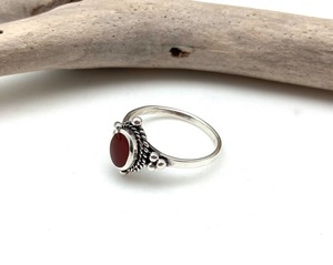 แหวนเงินทำด้วยมือสไตล์ Boho เครื่องประดับ925เงินสเตอริงแหวนพลอยคาร์เนเลียนเครื่องประดับเป็นที่นิยมสำหรับผู้หญิงของขวัญสำหรับผู้หญิงสำหรับเธอ - Product Image 2