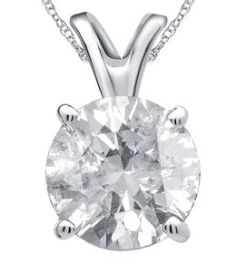 Gold Plated S925 Silver with 0.5 CT Moissanite Trendy Minimalist Prong Setting Solitaire Pendant for Women's Daily Party Wedding - Product Image 2