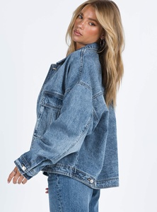 <b>Men</b> and Women Wholesale Hot Seller Oversized Style Fashion Lady Spring <b>Summer</b> Jean <b>Jacket</b> Loose Denim Coat <b>Jackets</b> - Product Image 3
