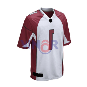 Maillot de football américain personnalisé avec logo imprimé, en polyester de haute qualité, plusieurs couleurs, tailles plus grandes disponibles - Product Image 3