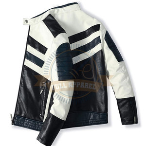 Veste de moto et de course automobile d'hiver pour hommes, coupe ajustée, marque privée personnalisée, coupe-vent, fermeture éclair complète, nouveauté - Product Image 3