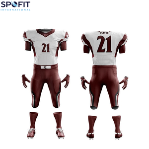 2026 American Football Jersey 100% Polyester Professional Uniform Custom Sublimated Heat Transfer Printed Custom American Set - Product Image 1