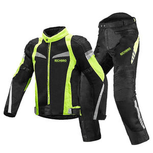 ชุดสูทคอร์ดูร่ามอเตอร์ไซด์ของผู้ชายแบบกำหนดเองระบายอากาศและกันลมมีสีพื้นและโลโก้ตามสั่งกันน้ำ - Product Image 6