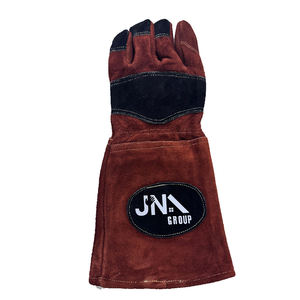 Guantes de soldadura de cuero Guantes de soldadores forrados resistentes al calor Servicio OEM Guantes de soldadura de cuero más vendidos - Product Image 4