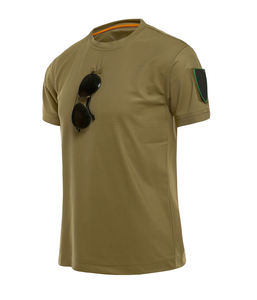 Camisetas de entrenamiento para hombre, Camiseta de algodón 100% para hombre, Camiseta holgada informal de manga corta elástica de secado rápido para talla grande de punto - Product Image 5