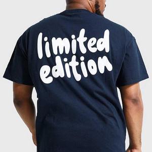 Camiseta sólida para hombre con logotipo personalizado de fabricantes de ropa, camisetas impresas con logotipo de diseño personalizado para hombre - Product Image 5