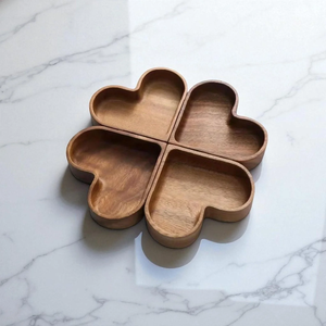 Plateau de service en bois massif de qualité supérieure, écologique, durable, finition lisse, taille personnalisée, pour aliments, boissons, collations, cuisine, maison, hôtel - Product Image 4