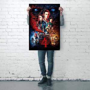 Modern Style Stranger Things 4 <b>Poster</b> Vecna Design Wall Usage Made of Paper - Product Image 4