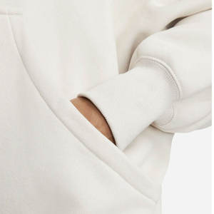 Heavyweight Polyester/Cotton Custom <b>Pullover</b> Cropped Oversize Fleece Hoodie <b>for</b> <b>Men</b> Winter Streetwear with Pockets Breathable - Product Image 3