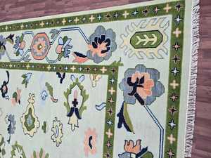 Fábrica al por mayor 8x10 persa Oushak alfombra anudada a mano abstracto alto diseño turco área alfombra conjuntos para sala de estar decoración del hogar - Product Image 3