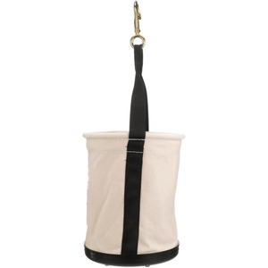 Seau en toile personnalisé de haute qualité large paroi droite outil seau toile avec fond moulé noir seau à outils robuste - Product Image 3