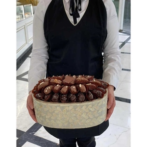 Ramadán diseño árabe madre de perla incrustaciones pastel postre soporte hecho a mano soporte decorativo para eventos y celebraciones Eid - Product Image 5