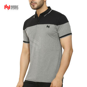 Tela de punto transpirable de secado rápido para hombre, elegante, para polos, con patrón sólido, logotipo personalizado, bordado, precio razonable - Product Image 3