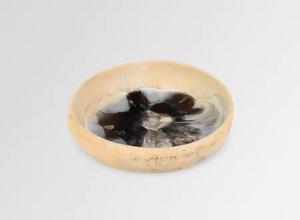 Tazón de resina brillante Premium Crescent Crafts con patrones artísticos multicolores únicos Comedor elegante decorativo para fiesta - Product Image 5