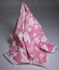 Serviettes de cuisine carrées jetables écologiques en coton 100% à motif floral, hypoallergéniques, à séchage rapide, avec logo personnalisé imprimé, en vrac - Product Image 1