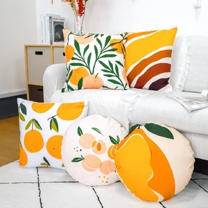 Hot Sales Wholesale 100% Organic Cotton Cheap Customize Printed Design Gots Certificate Woven Square Office Home Chairs Cushion - Product Image 2
