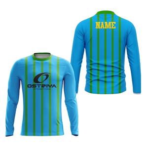 Maillot de football personnalisé à manches courtes de haute qualité, imprimé par transfert thermique, couleurs personnalisées, 100 % polyester, respirant et à séchage rapide - Product Image 2