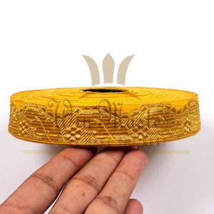 ถักเปียทองถักเปียตัดลูกไม้ทองทำจากโรงงานที่มีคุณภาพสูง - Product Image 2