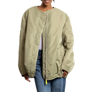 Chaqueta Bomber Acolchada Moderna para Mujer, Forro de Algodón, Transpirable, Resistente al Viento, Ecológica, para Invierno, Estilo Moderno, Uso en Exteriores, Ropa de Temporada - Product Image 1