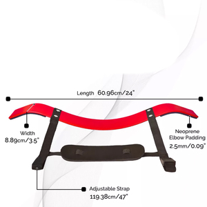 Nhiệm vụ nặng nề cánh tay Blaster bắp tay cơ bắp TRICEPS quả tạ cánh tay thể hình ngực hỗ trợ tập thể dục mặc cánh tay Blaster - Product Image 4