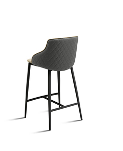 Customizable Modern Velvet Bar <b>Stool</b> Minimalist Metal Frame Counter Chair for Kitchen Island and Bar Counter - Product Image 3