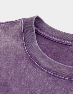 T-shirt Homme Oversize en Jersey 100% Coton Délavé au Sable, Style Vintage Usé, Manches Courtes, Col Rond, Streetwear - Product Image 3