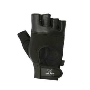 Guantes de cuero antideslizantes para gimnasio, Unisex, de cuero, para levantamiento de pesas, al por mayor - Product Image 2