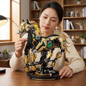 Cheval mécanique Lego MOC en plastique durable - Product Image 2