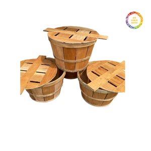 Panier de crabe boisseau en bois avec couvercle pour l'emballage et le stockage des fruits de mer exportation en gros d'un fabricant fiable - Product Image 2