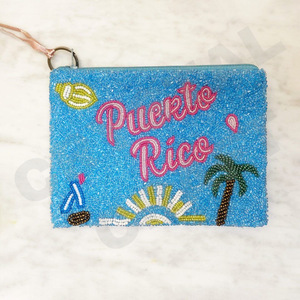 Monedero de caballo SMU, billetera con cuentas de semillas personalizada, hermoso regalo para mamá, diseño de corazones para niñas - Product Image 6