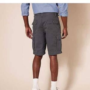Shorts Cargo Décontractés pour Hommes, Taille Mi-Haute, Fermeture Éclair, Respirants, Séchage Rapide, Style Streetwear, Impression Numérique, Teinture Unie - Product Image 2