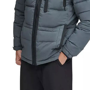 Chaqueta Acolchada Negra de Alta Calidad para Hombre, Chaqueta Acolchada de Invierno para Adultos - Product Image 4