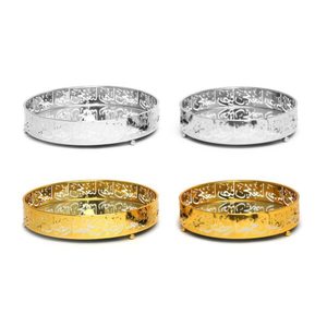 Plateau du Ramadan pour la décoration intérieure Vaisselle Présentoir à desserts en fer ou en métal Plateaux de service alimentaire de créateur au prix de gros - Product Image 4