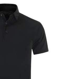 Customized Mens <b>Black</b> <b>Polo</b> Shirt Pique Fabric Custom Logo Embroidery Short Sleeve Breathable Casual Corporate Uniform Wear - Product Image 2