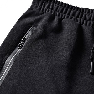 Pantalones deportivos de atletismo personalizados para hombre, ropa activa con estampado de logotipo y bolsillos laterales, pantalones de chándal informales de cintura media de estilo recto - Product Image 5