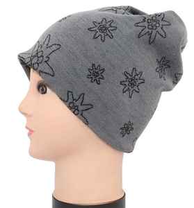 Vente en gros de bonnets unisexes en laine mélangée tendance, personnalisables, tricotés, couleur unie, chauds pour le printemps, pour les voyages - Product Image 1